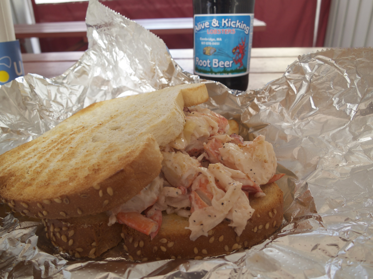 Lobster Salad Sandwich Alive Kicking Lobsters Cambridge Ma 13 The Year Of The Sandwich